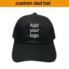 Boll Caps Factory grossist! Anpassad pappa hatt Anpassad logotyp ostrukturerad baseballmössa Lägg till ditt eget broderi