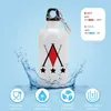 Wasserflaschen DIY Sportflasche Aluminium X Hisoka ALphabet 5 Wasserkocher Milchbecher Vakuum Humor Grafik Vintage