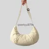 Shoulder Bags Casual obos Nylon Crossbody for Women Padded Soulder Bag Large Capacity Puffer Messenger Trendy Female Purses 2023H2421