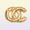 Men Womens Sweater Suit Collar Pin Brooches Fashion Designer Brand Double Letter Brooche Luxury High Quality Gold Plated Wedding C3096735