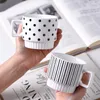 Mugs Simple Ceramic Mug Coffee Cup Milk Tea Breakfast Drinkware Mark Water Household Supplies Gifts