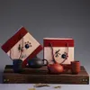Service à thé de voyage traditionnel chinois, service à thé Kung Fu en argile violette, tasse à thé, paquet, théière cadeau en céramique avec boîte cadeau 234F