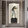 Wandlamp Modern Abstract Figuur Portret Lichtgevend Interieurschilderij Led Voor Thuis Woonkamer Eetkamer Nachtkastje Decoratie