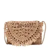 Shoulder Bags casual tassel ollow straw clues for women wicker woven female soulder crossbody bags raan summer beac small purses 2022H2421