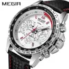 Megir Military Watch Men Relogio Masculino Massinous Army Watches Hour Waterproof Men Stratę XFCS 1010 x0524189x