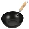 Wok à fond plat, poêle à frire, accessoires d'ustensiles de cuisine, antiadhésifs, fourniture de travail de cuisine, marmite pour poêles japonaises