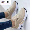 Size Casual Sneakers Women's Big Comfortable Breathable Flat Hiking Fashion Women Walking Soft Versatile Lace-up Running Lady Designer Shoes 211 5