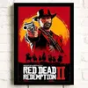 絵画アニメポスターゲームTV Red Dead Redemption 2プリントキャラクターの絵のキャンバス絵画のための壁アートホームデコレーション