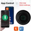 Smart Lock Tuya 생체 지문 문 암호 전자 디지털 키리스 엔트리 엔트리 노브 기계 키 키 잠금 해제