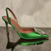Sandalen Schuhe Für Frauen 2024 Marke Nicht-slip frauen High Heels Sommer Kristall Mode Büro Karriere Sexy Einfarbig damen