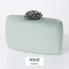 Bag Velvet Winter Clutch Purse Lock Chain Elegant Designer Flower Diamond Bag Evening Luxury Wedding Clutch 240125