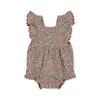 Clothing Sets Ks Children Clothes Set Girls Printing Dress Born Ruffle Romper Kids Short Sleeves Tops Summer Baby 1-9Years