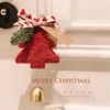 Décorations de noël, cloche d'arbre suspendue, pendentifs joyeux pour la maison, ornement de noël, cadeau de Couple, fournitures de bonne année 2024