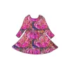 Robes de fille vêtements pour enfants Boutique filles robe en gros petit bébé mignon à manches longues