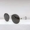 Sunglasses Kadijia Metal Mirror Frame Circular Ins Network Star Same Ct0360s