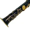 Alta calidad Marca japonesa YSS 82Z Saxofón soprano negro Instrumento musical profesional Saxo recto Si bemol Saxo con estuche de cuero accesorio