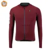 Heren T-shirts Biehr Winter Thermische Uitwerpselen Wielertrui Mannen Fiets Lange Seve Warme Kleding Tops Outdoor Sport Mountain Bicyc jassenH2421