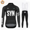 Heren Trainingspakken Nieuwe Heren SYN Winter Fietskleding BIEHR Lange Seve Thermische Uitwerpselen Bicyc Jersey SetWarm Bike Ropa CiclismoH2421