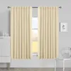 Curtain Blackout Curtains for Living Room Darkening Functional Heading Solid Bedroom Curtains Ready-made Thermal Insulated Window Drapes 240119