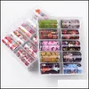 Decalcomanie Per Unghie Adesivi Per Nail Art Decalcomanie Set Per Natale Halloween Carta Di Trasferimento Unghie Decorazioni Suggerimenti Strumenti Per Manicure 4 Cm 10 Pz Ottzg