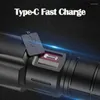 Flashlights Torches 365nm UV With Filtered XHP50 LED 26650 Rechargeable Black Light Torch For Resin Curing Scorpion & Pet Urine