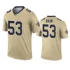 New Orleans''Saints''Men #13 Michael Thomas 9 Drew Brees 41 Alvin Kamara Custom Dames Jeugd Omgekeerde Limited Voetbalshirt