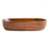 Ensembles de vaisselle Assiette en bois de jujube sauvage Sélection de matériaux de haute qualité Porte-torchon sans bavure Utilisation multiple d'un objet