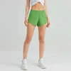 Sommer Lu-16 Track That 2,5-Zoll-Hotty Hot Shorts Lose atmungsaktive schnell trocknende Sport-Damen-Yoga-Hosen-Rock vielseitige lässige Seite Poc 26