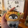 Keychains Cartoon Penguin Doll Women Cute Plush Keyring For Girls Gifts Creative Taiyaki Design Car Wholesale