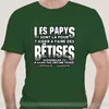 メンズTシャツles papys sont la pour aider a faire des betises auxquelles tu n avais pas encore pense