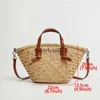 Umhängetaschen Clutch Casual Wicker Woven Basket Raan Frauen andbags Sommer Beac Stroh Große Kapazität Tote Big Soulder Umhängetasche 2023H2421