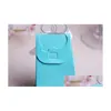 Gift Wrap Personalized Rings Wedding Party Favors Box Love Bird Sweets Candy Choclate Boxes Gifts Present Wrap Bag With Bow Blue Drop Dhcie