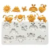 Baking Moulds Bee Butterfly Frog Snail Silicone Sugarcraft Mold Resin Tools Cupcake Mould Fondant Cake Decorating