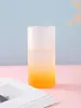 ワイングラスメイソンカップ勾配霜のガラス水1層単層コーラ熱伝達印刷可能
