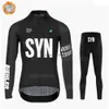 Heren Trainingspakken Nieuwe Heren SYN Winter Fietskleding BIEHR Lange Seve Thermische Uitwerpselen Bicyc Jersey SetWarm Bike Ropa CiclismoH2421