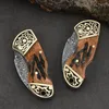 1Pcs 2024 New Damascus Pocket Folding Knife Drop Point Blade Cow Bone with Brass Head Handle Small EDC Folder Knives Best Gift