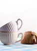 Filiżanki spodki Vintage filiżanki japońskiej gruboziarnistej kawy ceramicznej europejski popołudniowy talerz herbaciany