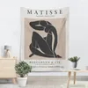 Tapestries Bohemian Hippie Anime Nordic Tapestry Aesthetic Beach Towel Yoga Mat Abstract Minimalist Matisse Art Wall Hanging