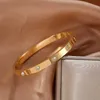 Original 1to1 C-Arter-Armband aus 18 Karat Roségold mit Volldiamantverschluss, kleines Design, Mesh-Rot, Edelstahl, PersonalityFCTJ