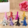 سلاسل المفاتيح 10pcs eiffel tower keychain craft att statue model for table decor decoring dealing gifts party jewelry home decoration