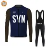 Tute da uomo BIEHR Long Seve 2024 Winter Warm Fece Cycling Jersey Set Ropa Ciclismo SYN Uomo Bicyc Abbigliamento Maglie Road Bike UniformH2421