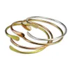 MyLongingCharm 10st/Lot Blank Brass Stacking Bangles Smooth Oval Stacking Armband Open Cuff Bangles F1671 240201