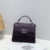 Handbag with Inlaid able Women's New High Aesthetic Value Full Diamond Trendy Style Portable Shoulder Bag 2024 78% Off Store wholesale