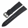 Orologio da uomo di lusso cinturino in tela per vele in pelle 20mm 22mm 2m cinturino in nylon nero cinturino impermeabile Wrsitband240125