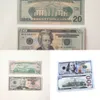 Nuevo dinero falso fiesta de billetes 10 20 50 100 200 dólares estadounidenses euros realistas accesorios de barra de juguete copia moneda dinero de película billetes falsos 100 5447362B91R