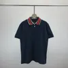 2New Fashion London England Polos قمصان رجال المصممين البولو القمصان في الشارع ، تطريز الطباعة T Shirt Men Summer Cotton Thirtsq195