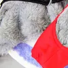 Hundkläder Sport Varma vinter Petrockkläder för små hundar husdjur förtjockar vattentäta huvtröjor Kläder Jumpsuit chihuahua dräkt