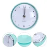 Wall Clocks Sucker Clock Bathroom Silent Digital Timer Pendant Anti-fog Waterproof Hanging Kitchen