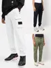 Pantalones deportivos de algodón con bordado de brújula de alta calidad de diseñador, pantalón sudadera deportiva informal con múltiples bolsillos para exteriores