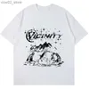 T-shirts pour hommes Y2K Chemise Harajuku Hip Hop T-shirts graphiques One Piece Lâche Casual Street Manches courtes Été All Match T-shirt surdimensionné Q240201